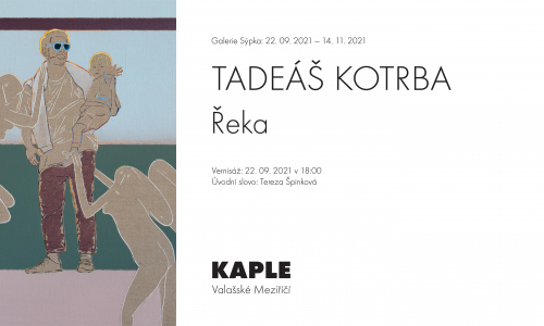 Tadeáš Kotrba pracoval na své výstavě přímo v Galerii Kaple.